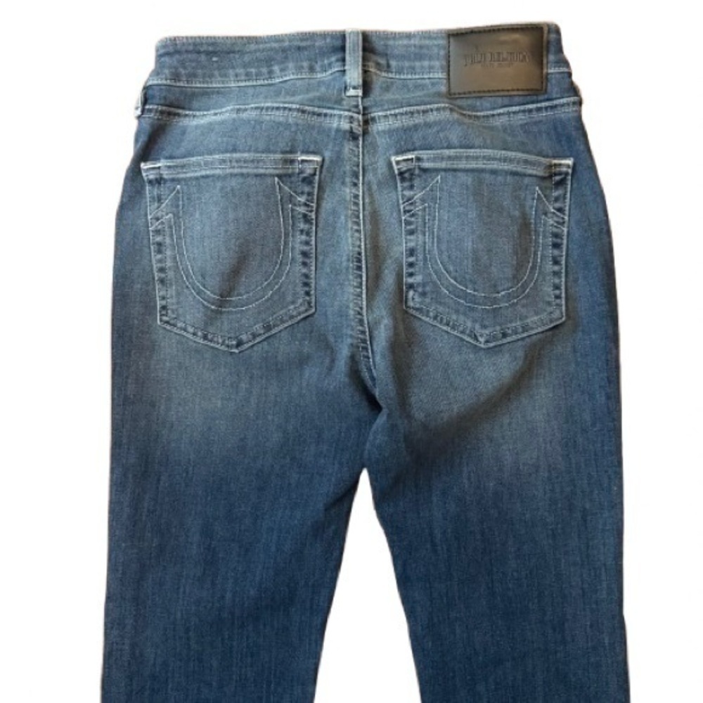True Religion Becca Bootcut Jeans Size 27 Mid Rise Made in Mexico #204447 - Picture 2 of 12